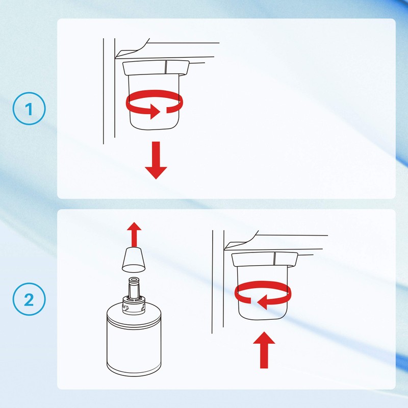 SpiroPure SP-WP700 NSF Certified Refrigerator Water Filter Replacement for UKF7003,