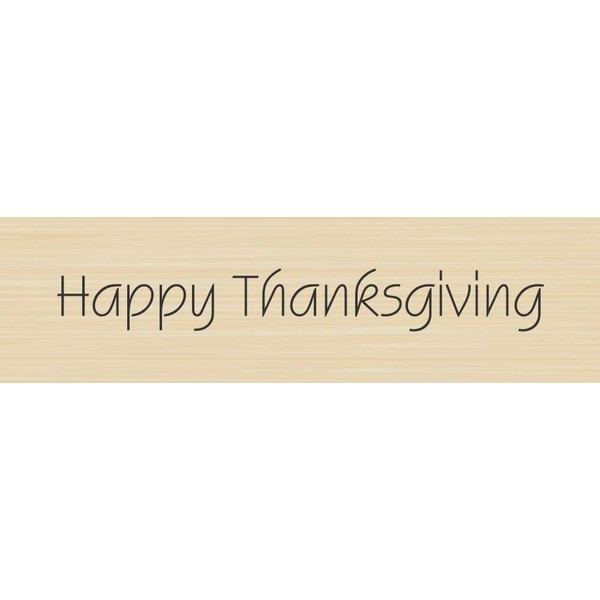 1 Line Happy Thanksgiving Rubber Stamp by DRS Designs Rubber Stamps