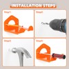 reliahom Weed Eater Hanger, Heavy Duty Weedeater Rack Wall Mount,