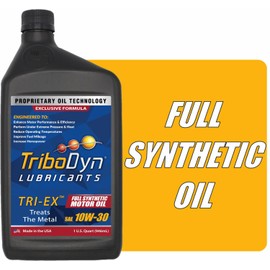 TriboDyn TRI-EX Full Synthetic Motor Oil (10W-30, 2 Quart Pack)