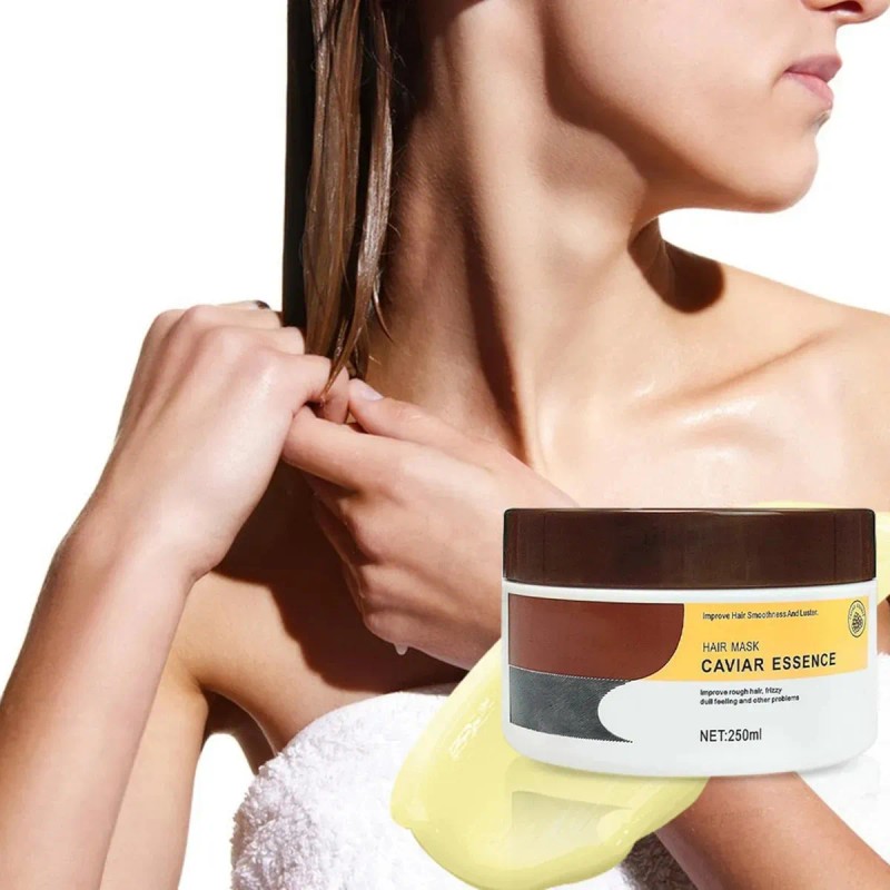 Hu 1pcs Caviar Essence Hair Mask Mascarilla Capilar De