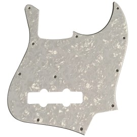 Unbranded New 4 Ply Guitar Pickguard Fits Fender Geddy Lee Jazz Bass,White Pearl