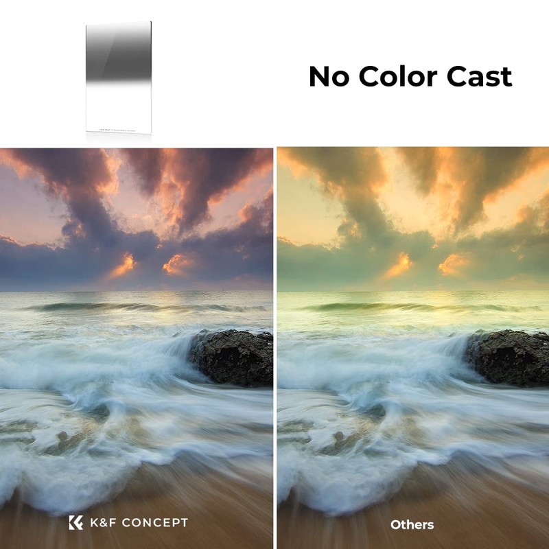 K&F Concept Reverse Graduated ND8 Filters, Square GND8 Grad Neutral