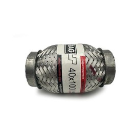 EAG Flex Piece Flex Pipe (40 x 100 mm) Exhaust Pipe - Interlock and Outer Fabric