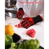 Innconee 2 Pairs BBQ Gloves 1472℉ Heat Resistant Gloves BBQ