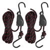 2PCS Kayak Tie Downs Straps, 1/4" x 12ft Adjustable Tie