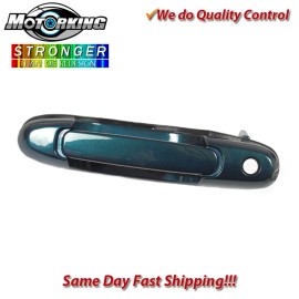 MotorKing Exterior Door Handle Front Left 98-03 for Toyota Sienna 6P2 Green Pearl B634