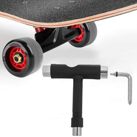 Bnineteenteam Llave Multifuncional para Monopatin en Forma de T y Llave Inglesa en Forma de L Conjunto de Herramientas para Destornillador Portátil Scooter Eléctrico