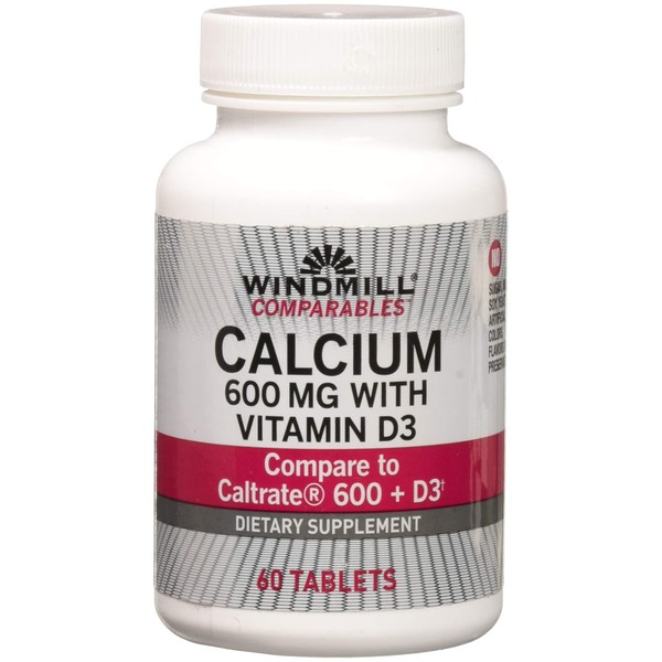 Calcium Carbonate 600Mg Plus D Tabs 60'S