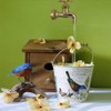 Decorative Metal and Plastic Faucet Fountain with Circulating Water, for