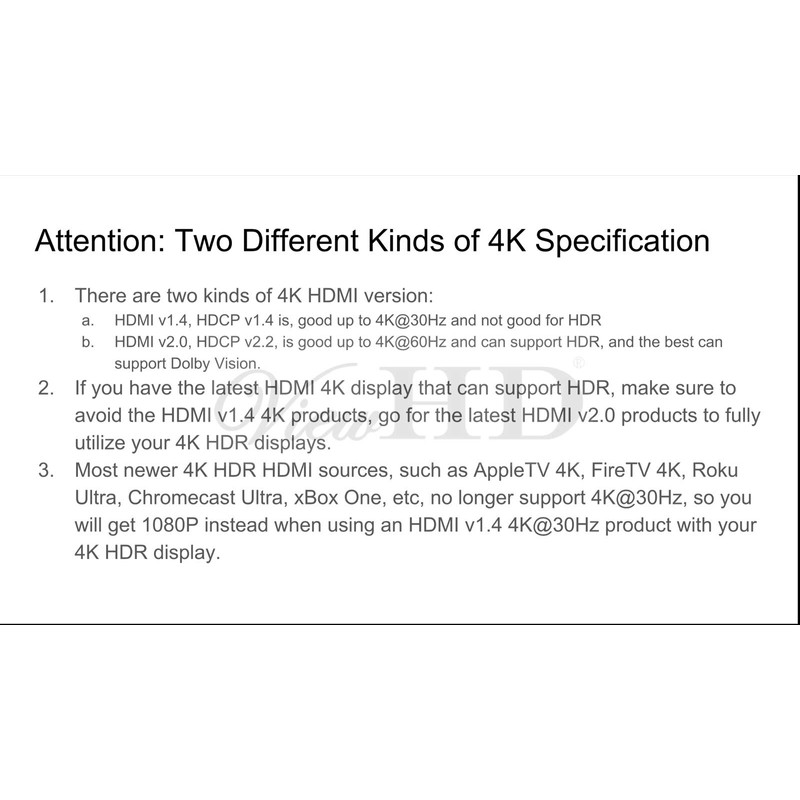 ViewHD UHD HDMI v2.0 3x1 (Three Input to One Output)