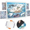 Playboda 1500 Pieces Rotating Plastic Puzzle Board with Drawers and