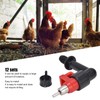 12Set G1/8 Male Thread Chicken Water Cup Automatic Switchable Chicken