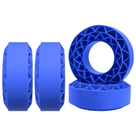 4Pack ShareGoo Silicone Rubber 1.9 RC Crawler Tire Foam Insert 108x42mm Compatible with Axial SCX10 90046 Traxxas TRX4 Redcat Gen7 Gen8 1/10 RC Crawler 1.9" Wheel Tires (Blue)