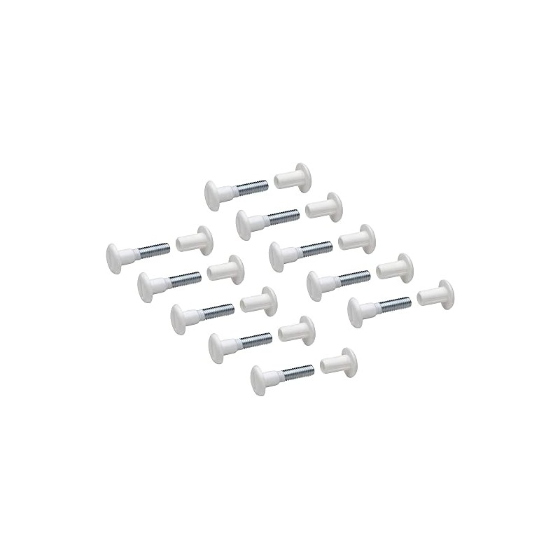Merriway® BH01815 (10 Pcs) Plastic Cabinet Connector Binding Post Screw