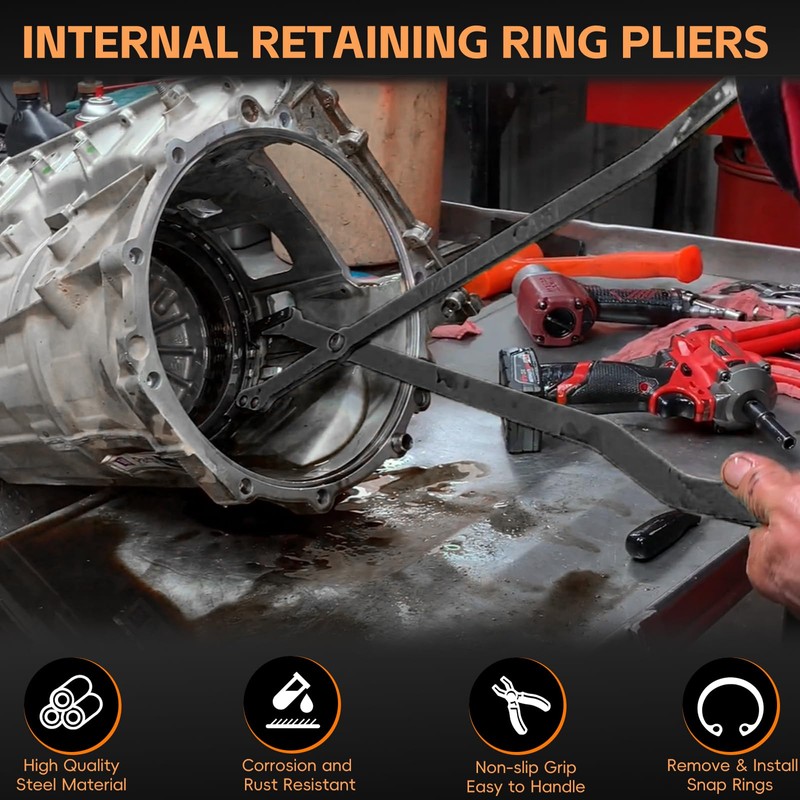 1489-26" Internal Retaining Ring Pliers for GM Transmission Large Snap