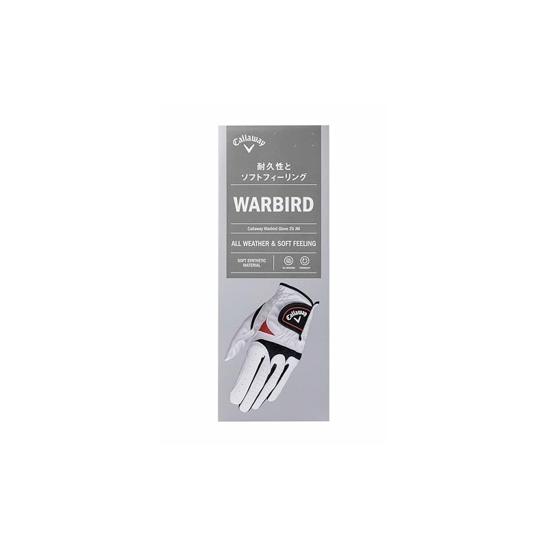 Callaway WARBIRD LH BLK 26 25 Gloves, 10.2 inches (26