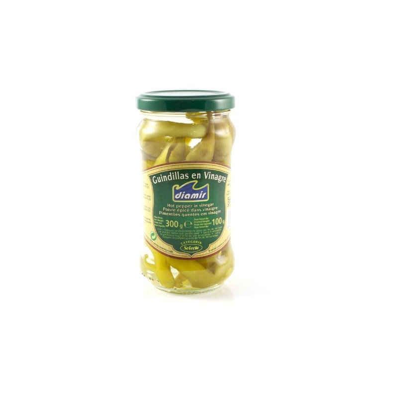 Diamir Green (Basque) Chilies in Vinegar 300 g