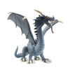 Dragon Model Figure Blue Plastic Vivid Cute Style Educational Dragon