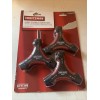 Craftsman 3 Piece 3-Way Triangle Hex Key Set