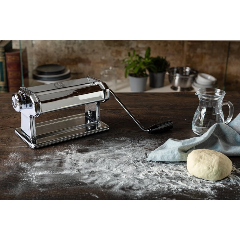 MARCATO Made in Italy Atlas 180 Roller Manual Pasta Machine,