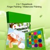 2 In 1 Watercolor Paint Coloring Book DIY Watercolor Drawing