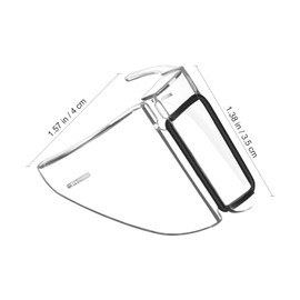 DOITOOL 2 Pairs Eye Glasses Side Shields, Flexible Slip on Side Shields, Side Shields for Glasses