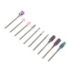 Nail Drill Bits Set Tungsten Steel Nail Art Grinding Head