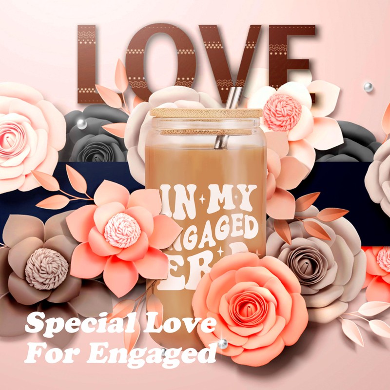 VivaJoy Engagement Gift, Couple Engagement Gift, Engagement Cup, Bride Gift