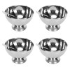 4Pcs Stainless Steel Dessert Bowl Multi Functional Drop Resistant Rustproof