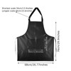 eywlwaar PU Waterproof Apron with One Big Pocket Adjustable Oil
