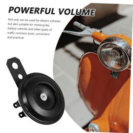 GRIRIW Motorcycle Horn Motorcycle Accessories Motorcycle Loud Speaker Motorcycle Metal Horn Motorbike Horn Motorcycle Replacement Parts Horn for Motorcycle Horn Motorcycle Black Iron