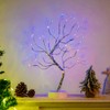 Decorative LED Shimmer Tree, 49 cm Mini Christmas Tree, Illuminated