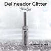 Helen Von Kosmetisch Delineador Glitter Liquido Larga Duracion Brocha Kit