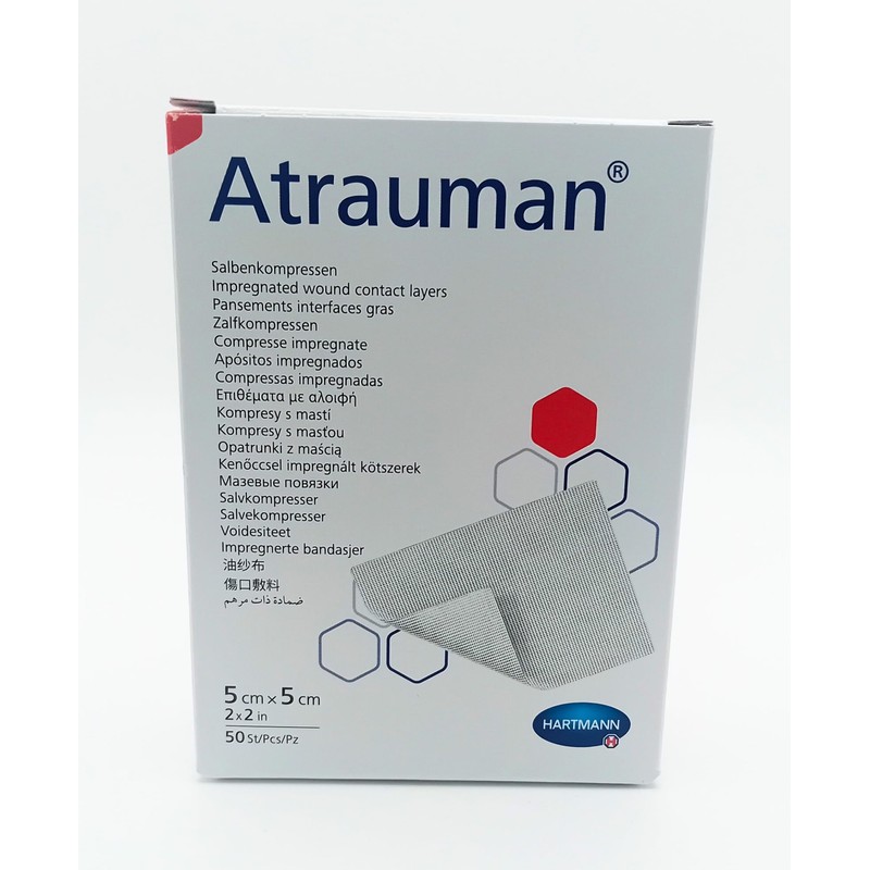 Atrauman Non-Adherent Wound Dressing 5cm x 5cm - Box of