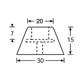 Adam Hall Hardware 4901 M40 AH –40 Pcs Set of Rubber Feet in a Bag: 30 mm x 15 mm