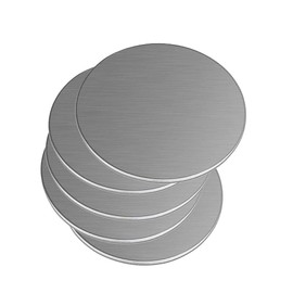 XMRISE 304 Stainless Steel Circular Plate Disc Flat-Plate Sheet Round Row Metals Working SS Welding Industry Materials 0.5mm,Dia.2 Thick.0.02"