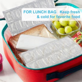 2 PCS Reusable Cooling Mat ice sheet for Keeping Food Fresh Outside Party - Flexible Ice Packs Blankets Keep Meat Cold, Replacement Freezer Mat Chiller for Camping Coolers