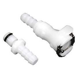 Motion Pro Fuel Line Quick Disconnect Couplings - Single - 1/4in. 12-0029, White