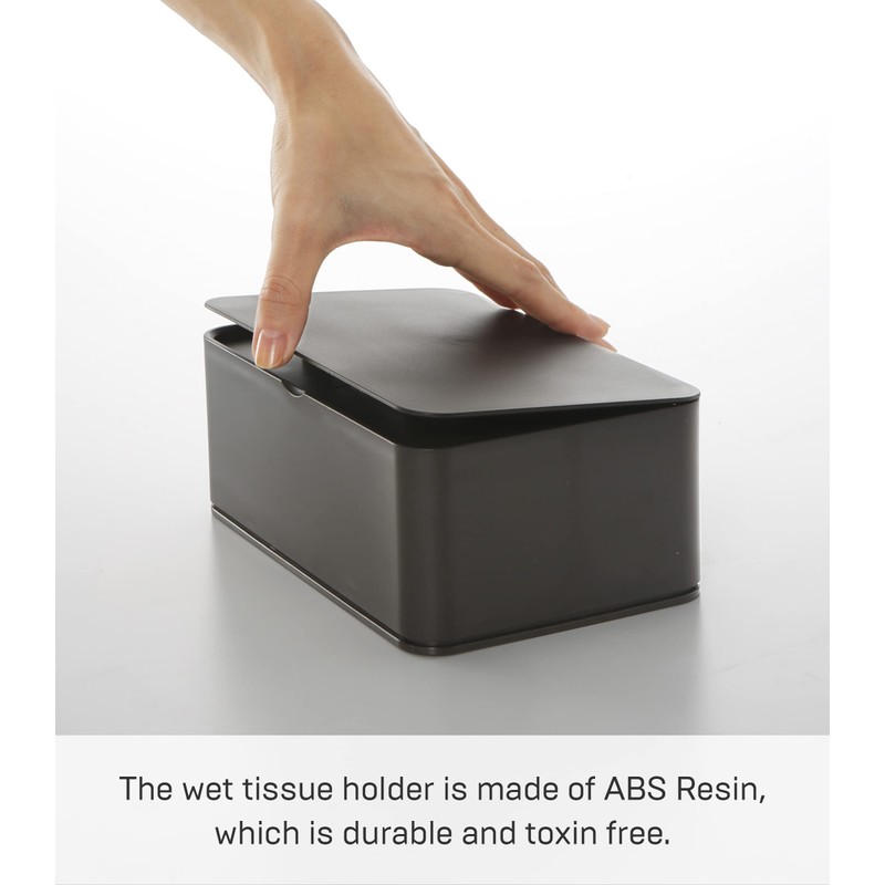 YAMAZAKI Home Smart Wet Tissue Case - Flushable Wet Wipes