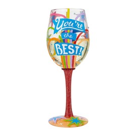 enesco Lolita ワイングラス YOU'RE THE BEST 6008461