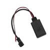 Car Bluetooth5.0 AUX Module 3Pin ABS Black Wearproof Replacement for