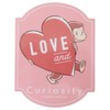 Curious George [Die Cut Sticker] Character Sticker / Heart