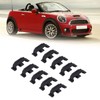 10pcs Headlight Trim Ring Clips 51132752145 Plastic Front Headlight Bezel