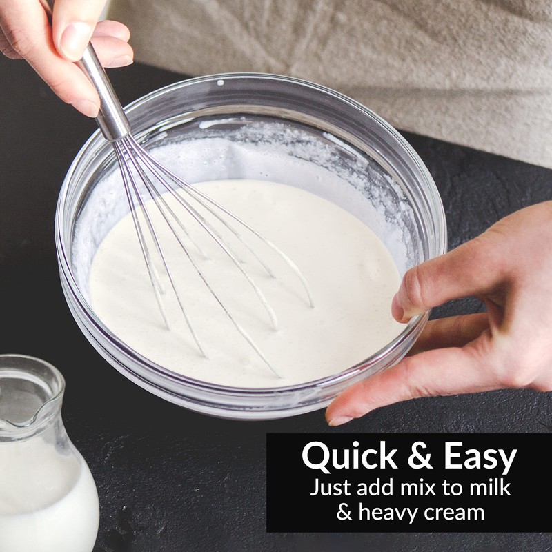 Nostalgia 2-Quart Homemade Premium Vanilla Crème Ice Cream Starter Mix