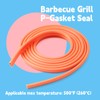 13ft Heat Resistant Silicone P-Gasket Seal Replacement for Smoker Barbecue