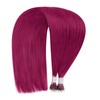 YoungSee Nano Hair Extensions Magenta Nano Beads Hair Extensions 16inch