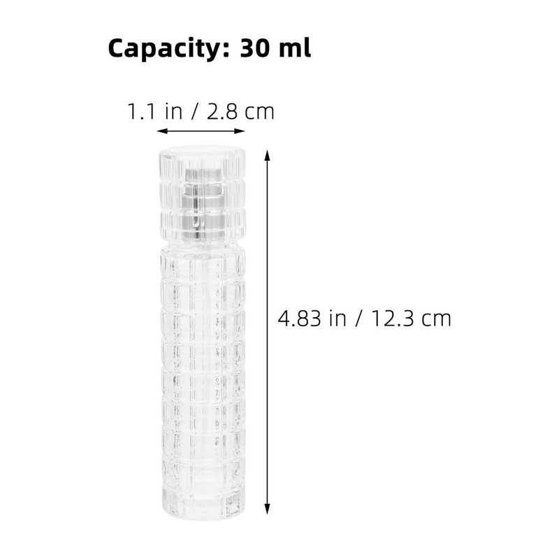 Luxshiny 2Pcs Bitter Essence Spray Bottle: 30Ml Glass Cocktail Atomizer