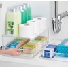 iDesign Recycled Plastic Stackable Bathroom Shelf Riser – Clear