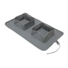 Silicone Double Bowl Dog Mat Foldable Anti Slip Pet Food